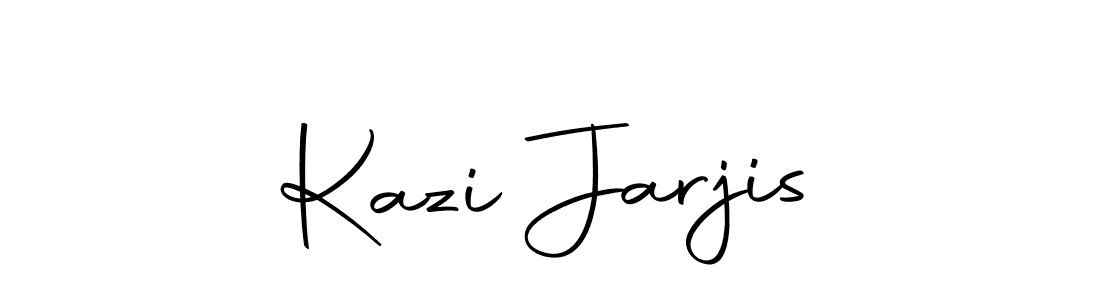 How to make Kazi Jarjis signature? Autography-DOLnW is a professional autograph style. Create handwritten signature for Kazi Jarjis name. Kazi Jarjis signature style 10 images and pictures png