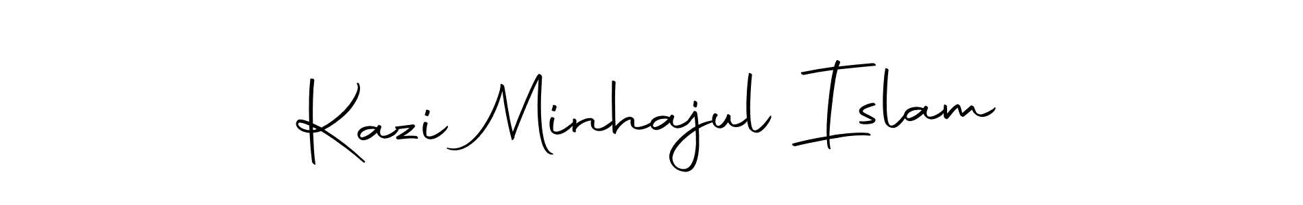 Use a signature maker to create a handwritten signature online. With this signature software, you can design (Autography-DOLnW) your own signature for name Kazi Minhajul Islam. Kazi Minhajul Islam signature style 10 images and pictures png