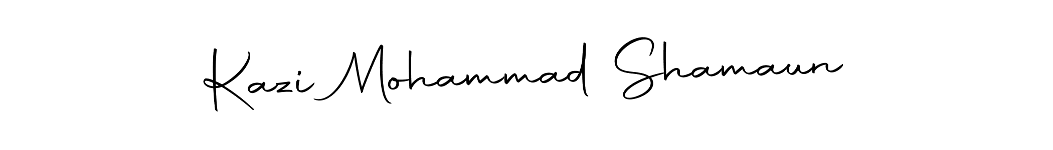 Make a beautiful signature design for name Kazi Mohammad Shamaun. Use this online signature maker to create a handwritten signature for free. Kazi Mohammad Shamaun signature style 10 images and pictures png