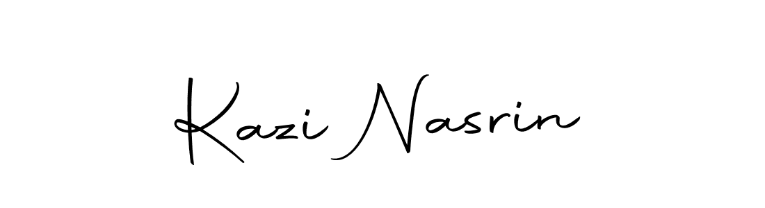 Kazi Nasrin stylish signature style. Best Handwritten Sign (Autography-DOLnW) for my name. Handwritten Signature Collection Ideas for my name Kazi Nasrin. Kazi Nasrin signature style 10 images and pictures png