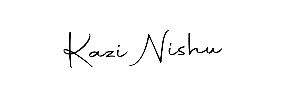 Make a short Kazi Nishu signature style. Manage your documents anywhere anytime using Autography-DOLnW. Create and add eSignatures, submit forms, share and send files easily. Kazi Nishu signature style 10 images and pictures png