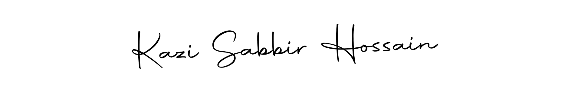 Use a signature maker to create a handwritten signature online. With this signature software, you can design (Autography-DOLnW) your own signature for name Kazi Sabbir Hossain. Kazi Sabbir Hossain signature style 10 images and pictures png