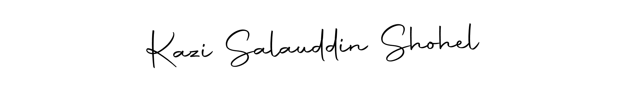 Use a signature maker to create a handwritten signature online. With this signature software, you can design (Autography-DOLnW) your own signature for name Kazi Salauddin Shohel. Kazi Salauddin Shohel signature style 10 images and pictures png