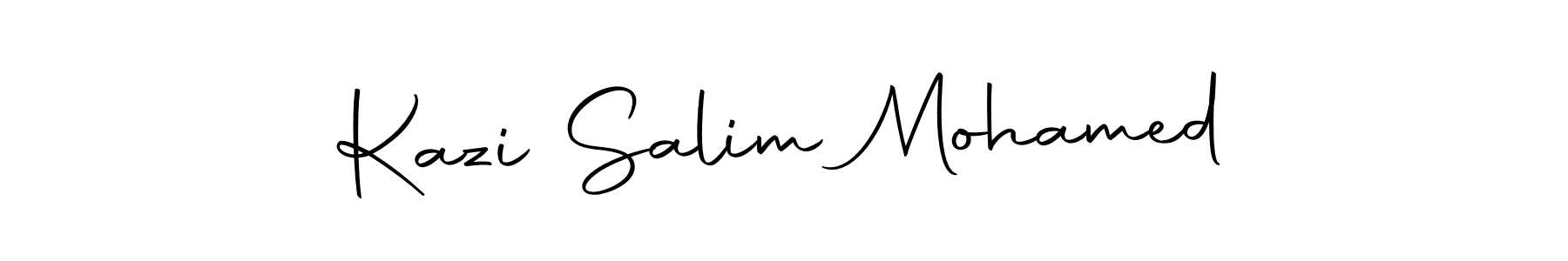 It looks lik you need a new signature style for name Kazi Salim Mohamed. Design unique handwritten (Autography-DOLnW) signature with our free signature maker in just a few clicks. Kazi Salim Mohamed signature style 10 images and pictures png
