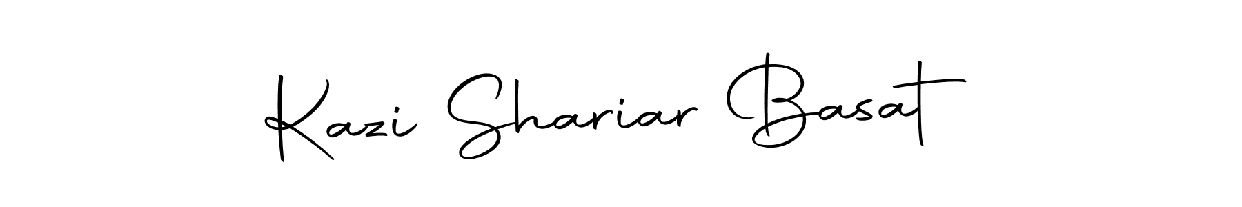 Make a beautiful signature design for name Kazi Shariar Basat. Use this online signature maker to create a handwritten signature for free. Kazi Shariar Basat signature style 10 images and pictures png