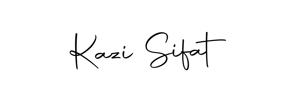 You should practise on your own different ways (Autography-DOLnW) to write your name (Kazi Sifat) in signature. don't let someone else do it for you. Kazi Sifat signature style 10 images and pictures png