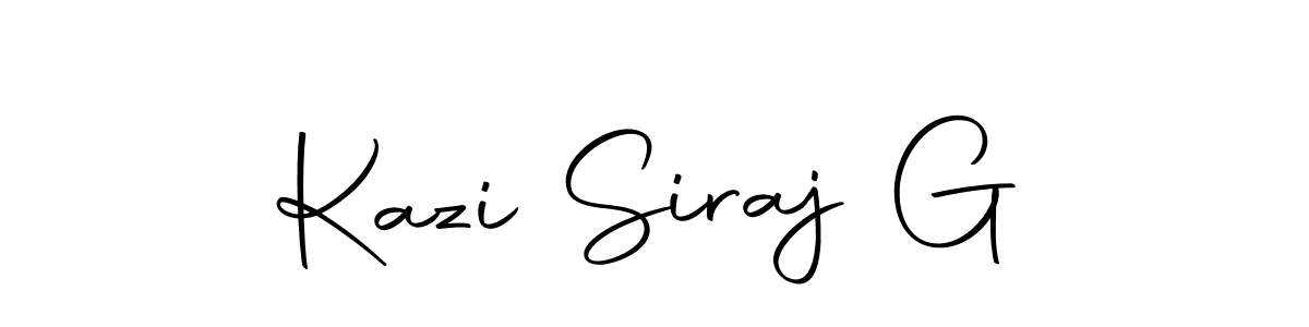 Kazi Siraj G stylish signature style. Best Handwritten Sign (Autography-DOLnW) for my name. Handwritten Signature Collection Ideas for my name Kazi Siraj G. Kazi Siraj G signature style 10 images and pictures png