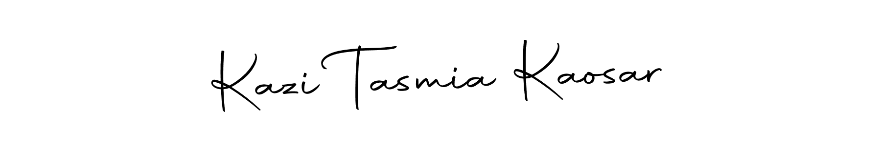Make a short Kazi Tasmia Kaosar signature style. Manage your documents anywhere anytime using Autography-DOLnW. Create and add eSignatures, submit forms, share and send files easily. Kazi Tasmia Kaosar signature style 10 images and pictures png