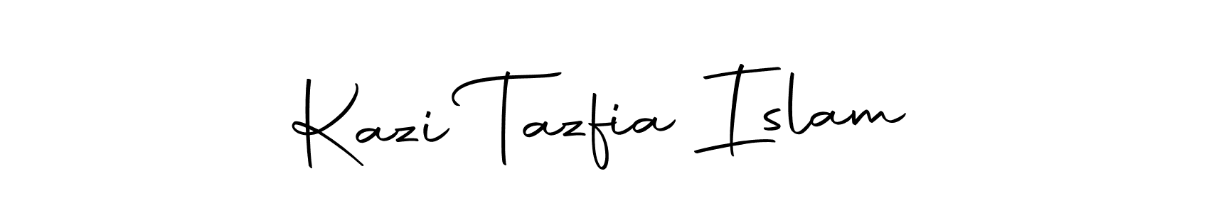 Use a signature maker to create a handwritten signature online. With this signature software, you can design (Autography-DOLnW) your own signature for name Kazi Tazfia Islam. Kazi Tazfia Islam signature style 10 images and pictures png