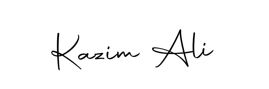 Use a signature maker to create a handwritten signature online. With this signature software, you can design (Autography-DOLnW) your own signature for name Kazim Ali. Kazim Ali signature style 10 images and pictures png