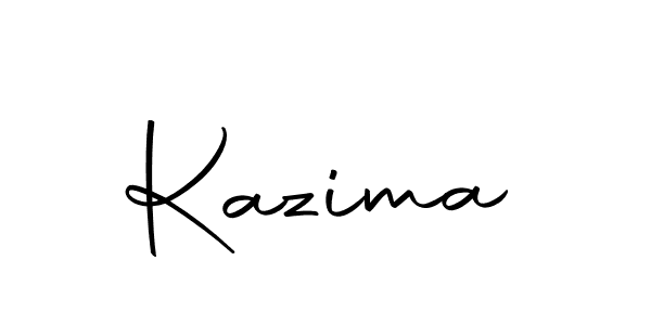 How to make Kazima signature? Autography-DOLnW is a professional autograph style. Create handwritten signature for Kazima name. Kazima signature style 10 images and pictures png