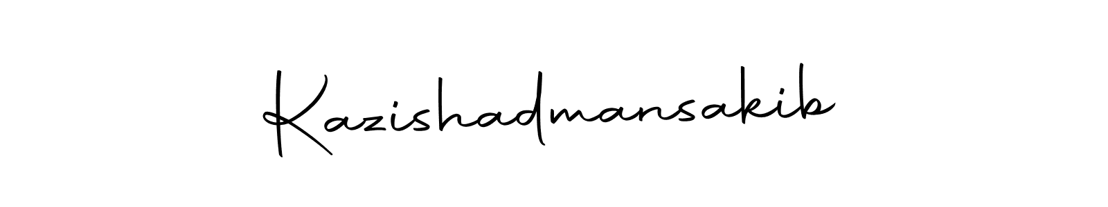 You should practise on your own different ways (Autography-DOLnW) to write your name (Kazishadmansakib) in signature. don't let someone else do it for you. Kazishadmansakib signature style 10 images and pictures png