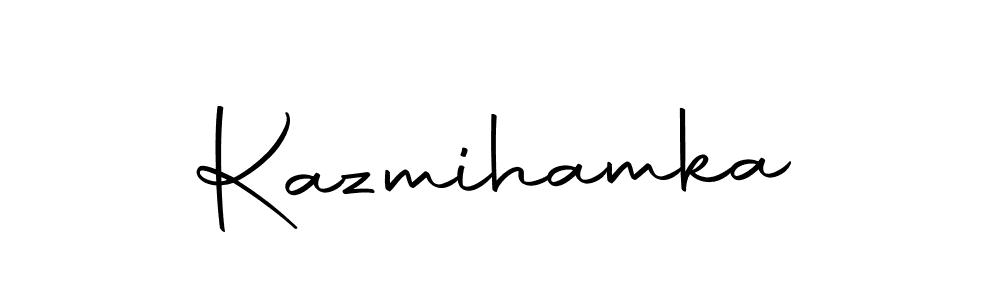 It looks lik you need a new signature style for name Kazmihamka. Design unique handwritten (Autography-DOLnW) signature with our free signature maker in just a few clicks. Kazmihamka signature style 10 images and pictures png