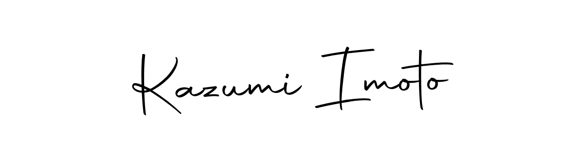 How to make Kazumi Imoto signature? Autography-DOLnW is a professional autograph style. Create handwritten signature for Kazumi Imoto name. Kazumi Imoto signature style 10 images and pictures png