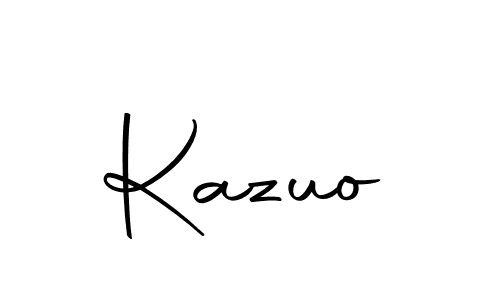 Use a signature maker to create a handwritten signature online. With this signature software, you can design (Autography-DOLnW) your own signature for name Kazuo. Kazuo signature style 10 images and pictures png