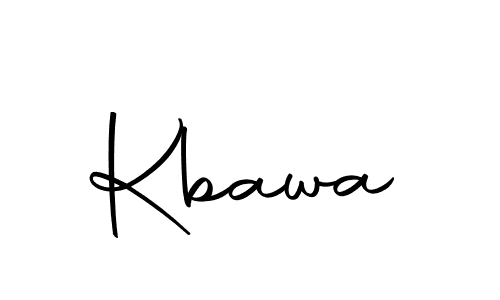 How to make Kbawa signature? Autography-DOLnW is a professional autograph style. Create handwritten signature for Kbawa name. Kbawa signature style 10 images and pictures png