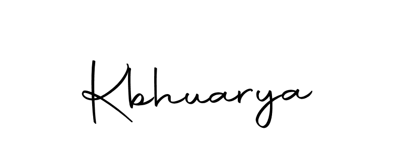 Create a beautiful signature design for name Kbhuarya. With this signature (Autography-DOLnW) fonts, you can make a handwritten signature for free. Kbhuarya signature style 10 images and pictures png