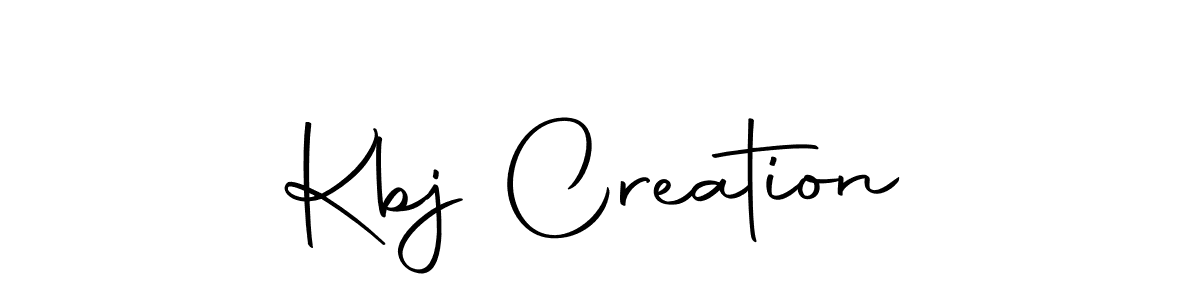 Similarly Autography-DOLnW is the best handwritten signature design. Signature creator online .You can use it as an online autograph creator for name Kbj Creation. Kbj Creation signature style 10 images and pictures png