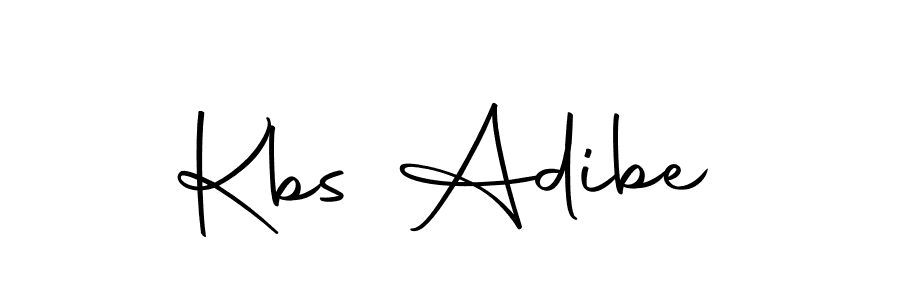 The best way (Autography-DOLnW) to make a short signature is to pick only two or three words in your name. The name Kbs Adibe include a total of six letters. For converting this name. Kbs Adibe signature style 10 images and pictures png