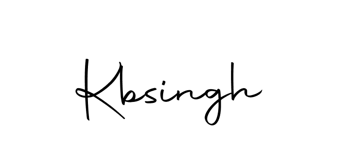Make a beautiful signature design for name Kbsingh. With this signature (Autography-DOLnW) style, you can create a handwritten signature for free. Kbsingh signature style 10 images and pictures png