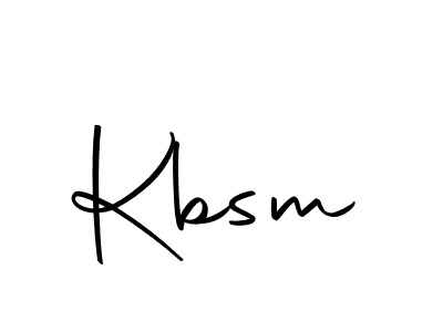 Use a signature maker to create a handwritten signature online. With this signature software, you can design (Autography-DOLnW) your own signature for name Kbsm. Kbsm signature style 10 images and pictures png