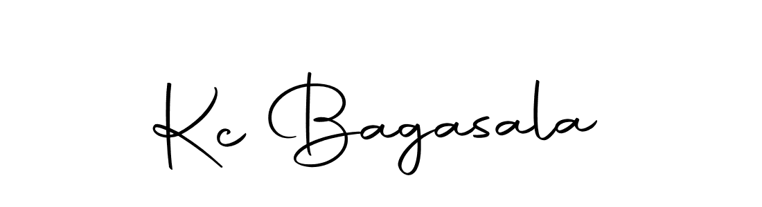 Create a beautiful signature design for name Kc Bagasala. With this signature (Autography-DOLnW) fonts, you can make a handwritten signature for free. Kc Bagasala signature style 10 images and pictures png