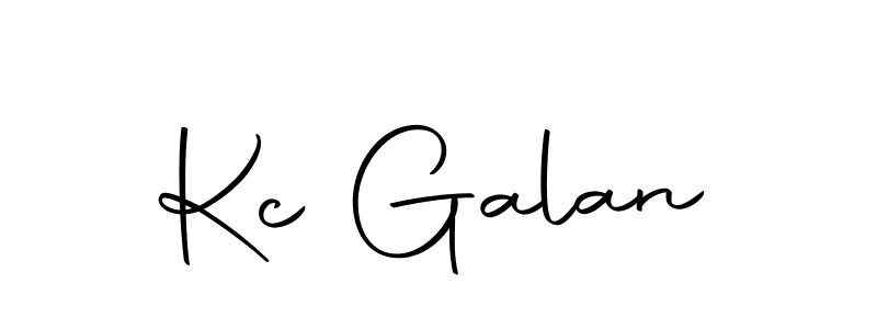 Make a beautiful signature design for name Kc Galan. Use this online signature maker to create a handwritten signature for free. Kc Galan signature style 10 images and pictures png