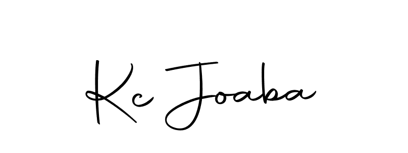 Create a beautiful signature design for name Kc Joaba. With this signature (Autography-DOLnW) fonts, you can make a handwritten signature for free. Kc Joaba signature style 10 images and pictures png