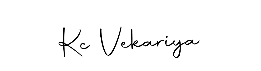 Kc Vekariya stylish signature style. Best Handwritten Sign (Autography-DOLnW) for my name. Handwritten Signature Collection Ideas for my name Kc Vekariya. Kc Vekariya signature style 10 images and pictures png