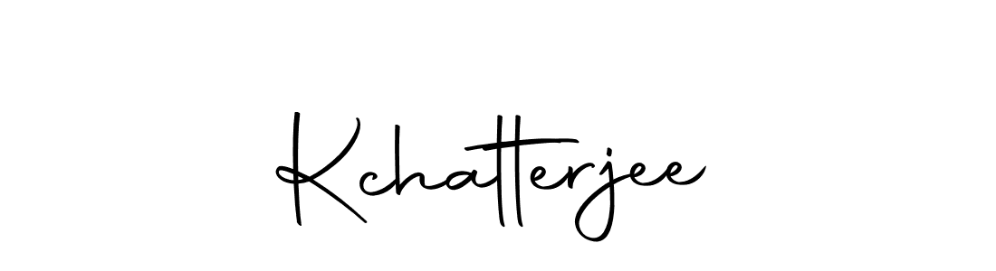 Use a signature maker to create a handwritten signature online. With this signature software, you can design (Autography-DOLnW) your own signature for name Kchatterjee. Kchatterjee signature style 10 images and pictures png