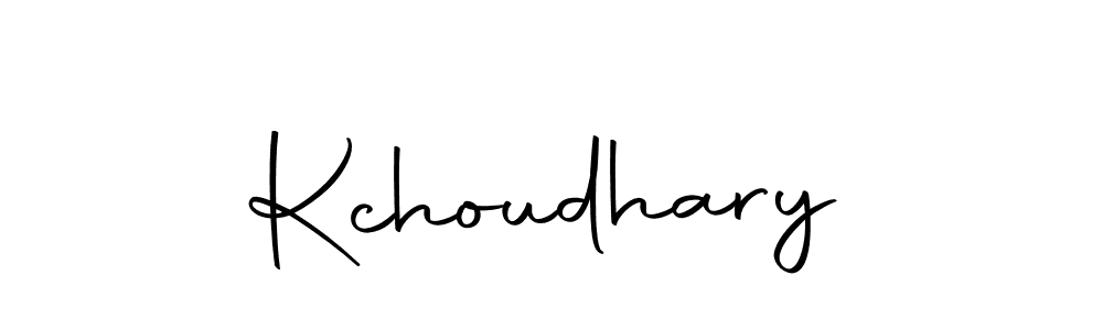 Make a beautiful signature design for name Kchoudhary. With this signature (Autography-DOLnW) style, you can create a handwritten signature for free. Kchoudhary signature style 10 images and pictures png