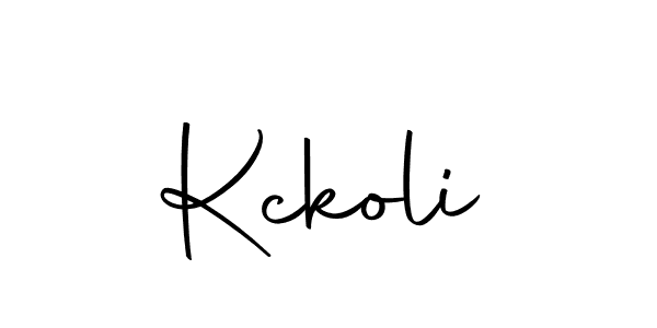 Make a beautiful signature design for name Kckoli. With this signature (Autography-DOLnW) style, you can create a handwritten signature for free. Kckoli signature style 10 images and pictures png