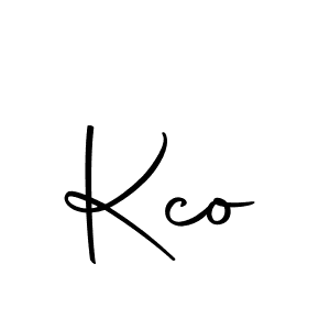 Use a signature maker to create a handwritten signature online. With this signature software, you can design (Autography-DOLnW) your own signature for name Kco. Kco signature style 10 images and pictures png