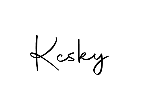 How to make Kcsky name signature. Use Autography-DOLnW style for creating short signs online. This is the latest handwritten sign. Kcsky signature style 10 images and pictures png