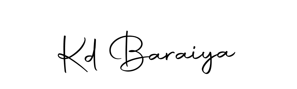 Make a beautiful signature design for name Kd Baraiya. Use this online signature maker to create a handwritten signature for free. Kd Baraiya signature style 10 images and pictures png