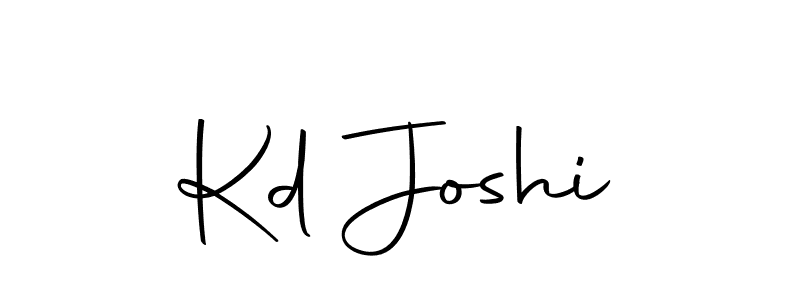 Make a beautiful signature design for name Kd Joshi. With this signature (Autography-DOLnW) style, you can create a handwritten signature for free. Kd Joshi signature style 10 images and pictures png