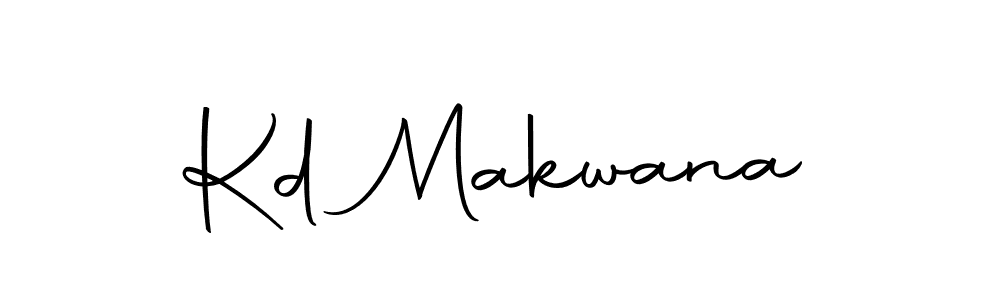 Make a beautiful signature design for name Kd Makwana. With this signature (Autography-DOLnW) style, you can create a handwritten signature for free. Kd Makwana signature style 10 images and pictures png