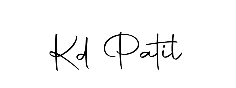 Make a beautiful signature design for name Kd Patil. With this signature (Autography-DOLnW) style, you can create a handwritten signature for free. Kd Patil signature style 10 images and pictures png