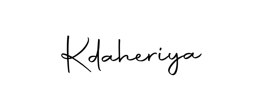 You should practise on your own different ways (Autography-DOLnW) to write your name (Kdaheriya) in signature. don't let someone else do it for you. Kdaheriya signature style 10 images and pictures png