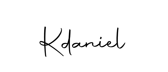 Create a beautiful signature design for name Kdaniel. With this signature (Autography-DOLnW) fonts, you can make a handwritten signature for free. Kdaniel signature style 10 images and pictures png