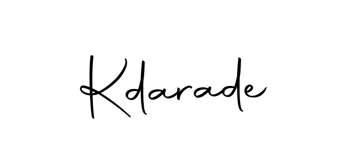 Similarly Autography-DOLnW is the best handwritten signature design. Signature creator online .You can use it as an online autograph creator for name Kdarade. Kdarade signature style 10 images and pictures png