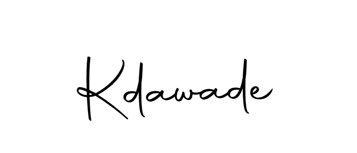 It looks lik you need a new signature style for name Kdawade. Design unique handwritten (Autography-DOLnW) signature with our free signature maker in just a few clicks. Kdawade signature style 10 images and pictures png