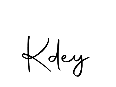 Make a beautiful signature design for name Kdey. With this signature (Autography-DOLnW) style, you can create a handwritten signature for free. Kdey signature style 10 images and pictures png