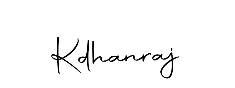 Make a beautiful signature design for name Kdhanraj. Use this online signature maker to create a handwritten signature for free. Kdhanraj signature style 10 images and pictures png