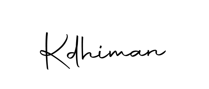 Similarly Autography-DOLnW is the best handwritten signature design. Signature creator online .You can use it as an online autograph creator for name Kdhiman. Kdhiman signature style 10 images and pictures png