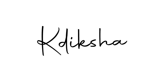 Create a beautiful signature design for name Kdiksha. With this signature (Autography-DOLnW) fonts, you can make a handwritten signature for free. Kdiksha signature style 10 images and pictures png