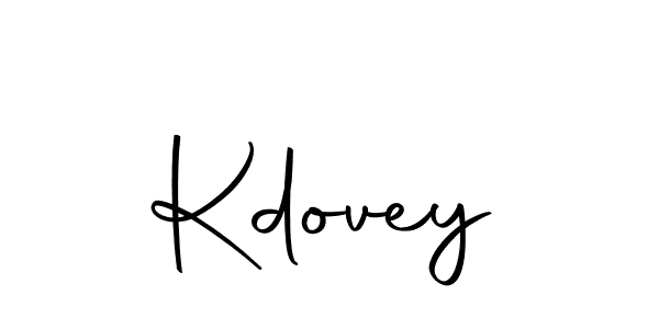 Use a signature maker to create a handwritten signature online. With this signature software, you can design (Autography-DOLnW) your own signature for name Kdovey. Kdovey signature style 10 images and pictures png