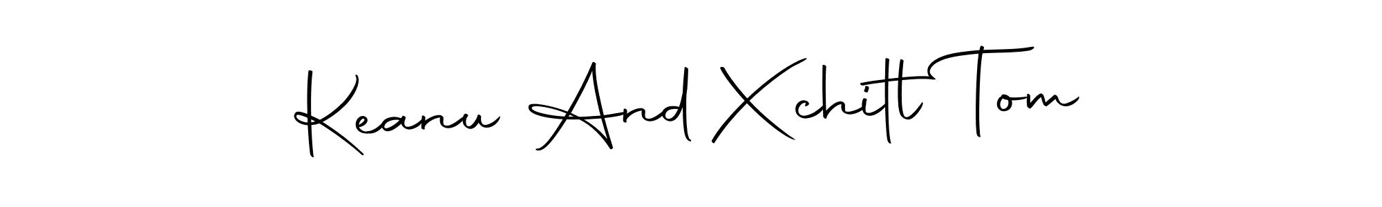Design your own signature with our free online signature maker. With this signature software, you can create a handwritten (Autography-DOLnW) signature for name Keanu And Xchitl Tom. Keanu And Xchitl Tom signature style 10 images and pictures png