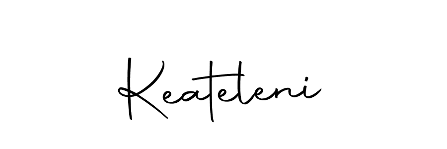 Design your own signature with our free online signature maker. With this signature software, you can create a handwritten (Autography-DOLnW) signature for name Keateleni. Keateleni signature style 10 images and pictures png