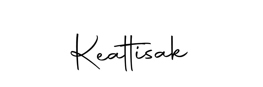 The best way (Autography-DOLnW) to make a short signature is to pick only two or three words in your name. The name Keattisak include a total of six letters. For converting this name. Keattisak signature style 10 images and pictures png